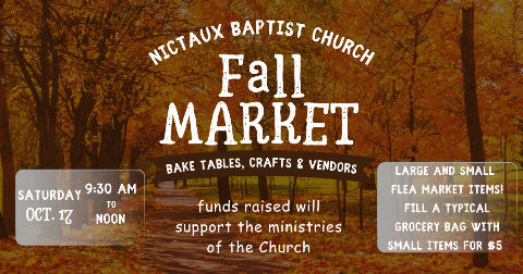 fall market poster